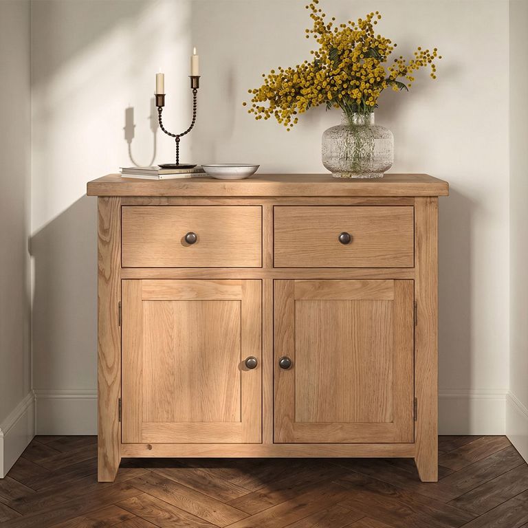 Appleby Sideboard - 2 Door - 2 Drawer - Small - Oak
