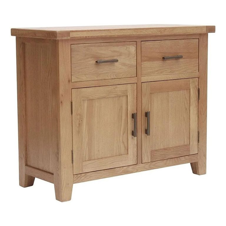 Hampshire Oak Sideboard - 2 Door - Small - 105cm