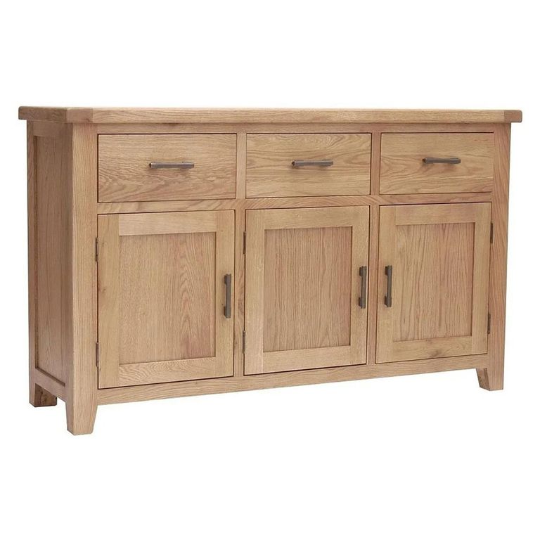 Hampshire Oak Sideboard - 3 Door - Large - 150cm