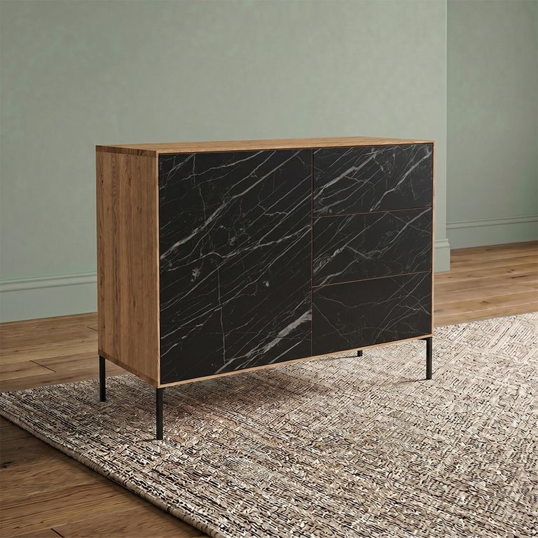 Helga Sideboard - 1 Door 3 Drawer - Oiled Oak - Variation Available