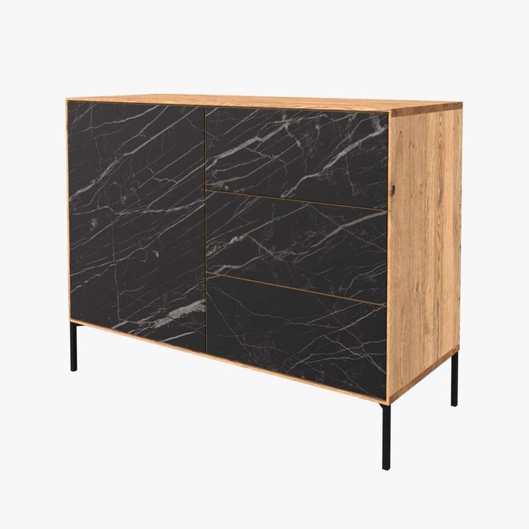 Helga Sideboard - 1 Door 3 Drawer - Oiled Oak - Variation Available
