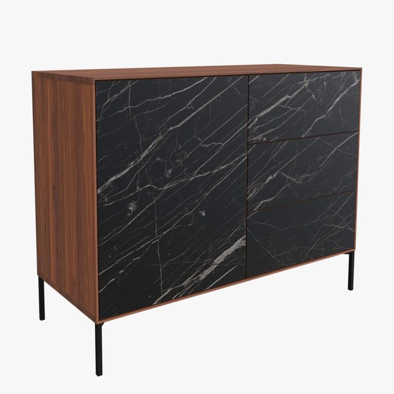 Helga Sideboard - 1 Door 3 Drawer - Oiled Walnut - Variation Available