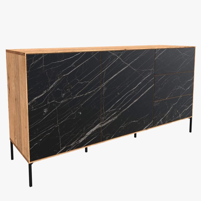 Helga Sideboard - 2 Door 3 Drawer - Oiled Oak - Variation Available
