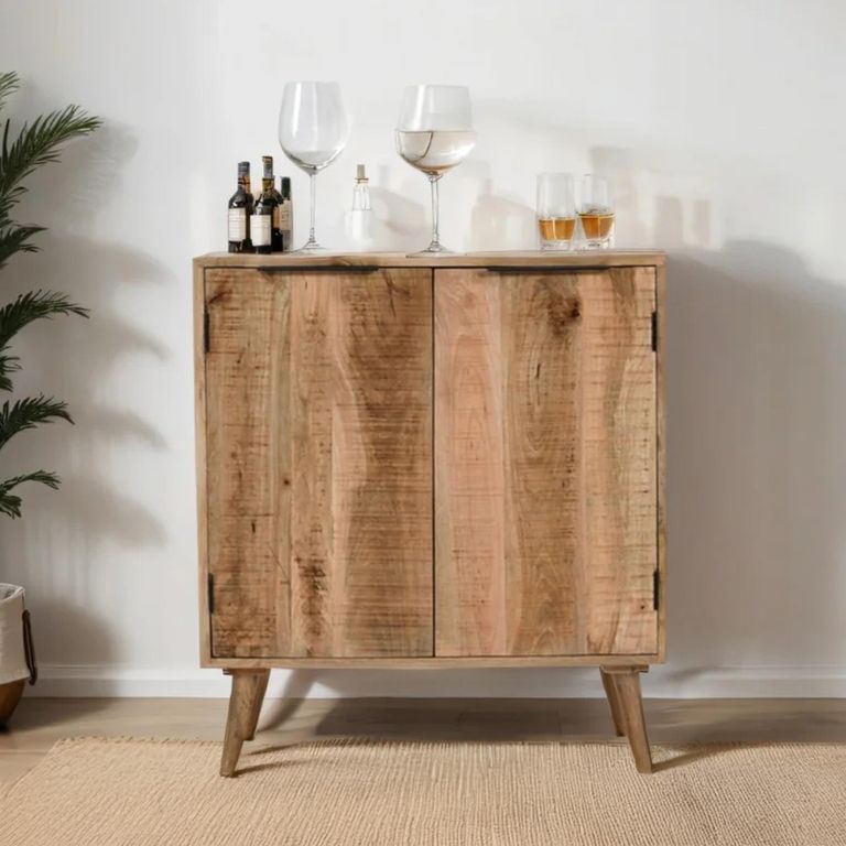 Surrey Drinks Cabinet - 2 Door - Solid Mango Wood