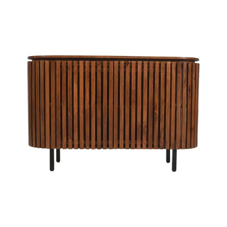 Slatted Sideboard - 2 Door - Medium - Slatted - Mango Wood