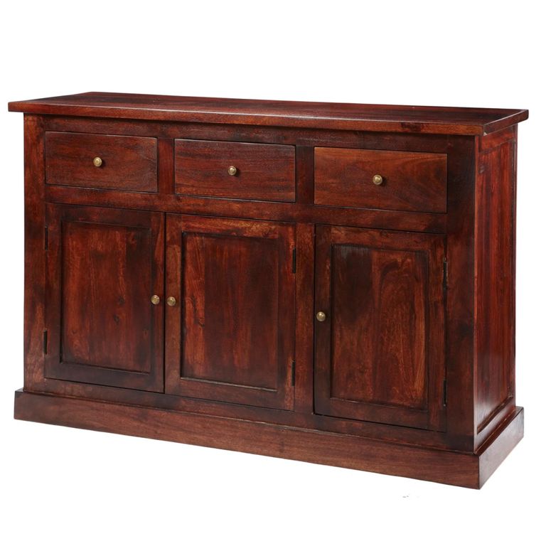 Jaipur Sideboard - 3 Door 3 Drawer - Medium - Solid Mango Wood