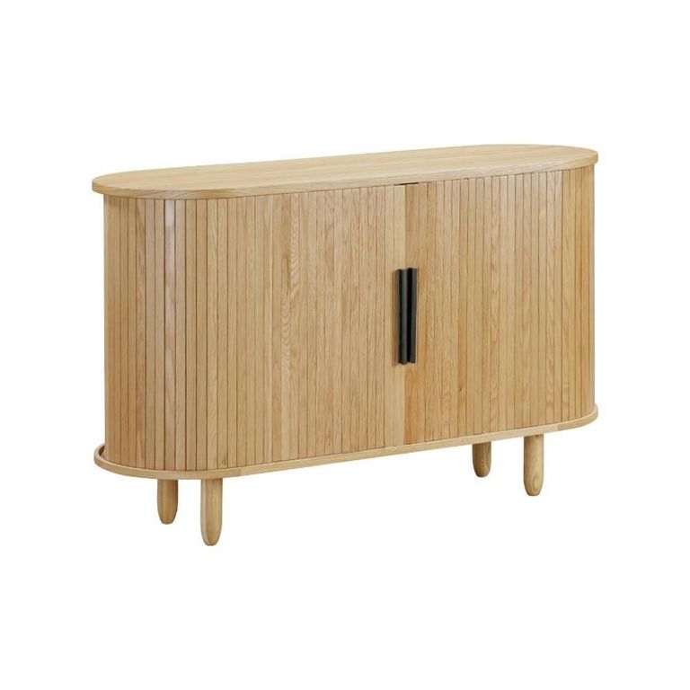 Vermont Oak Effect Sideboard - 2 Door - Small -  45cm