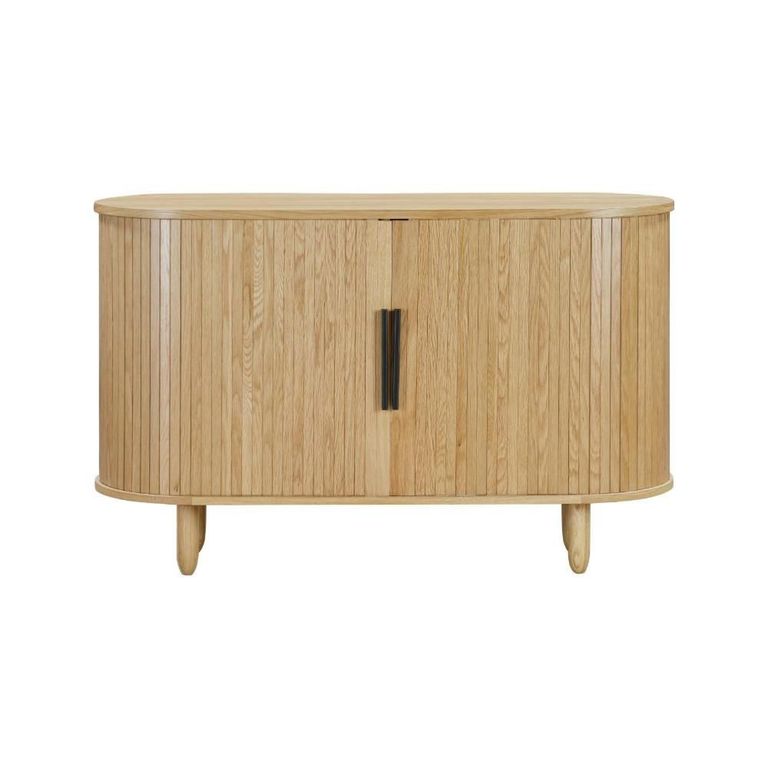 Vermont Oak Effect Sideboard - 2 Door - Small -  45cm