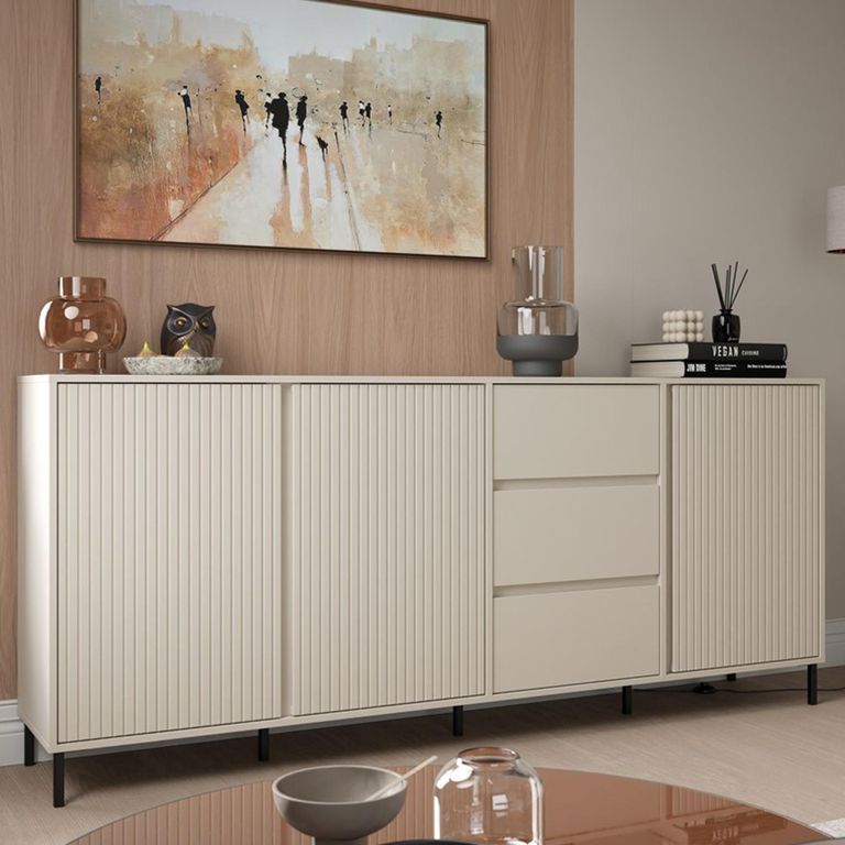 Avenale Sideboard - 3 Door - 3 Drawer - Extra Large - Cashmere