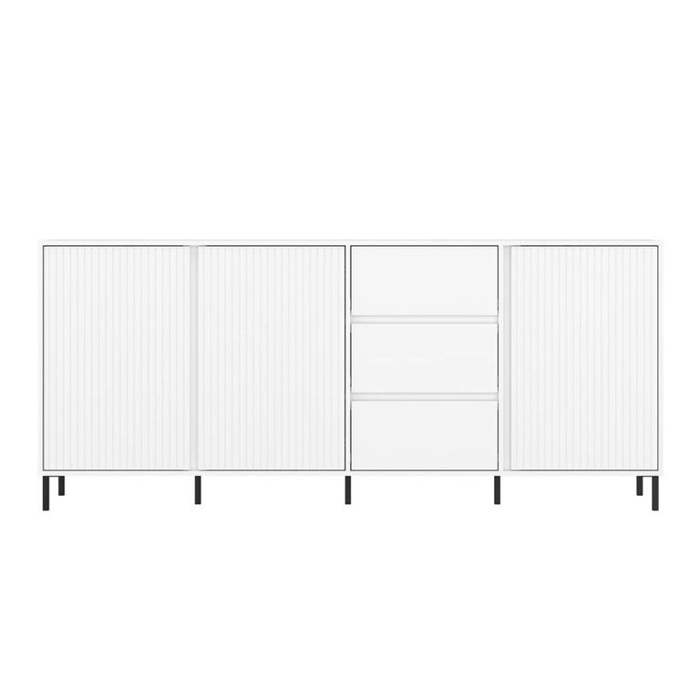 Avenale Sideboard - 3 Door - 3 Drawer - Extra Large - Alpine White High Gloss