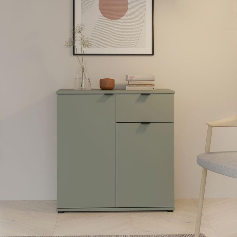 Ganymede Sideboard - 2 Door - 1 Drawer - Compact - Sage Green