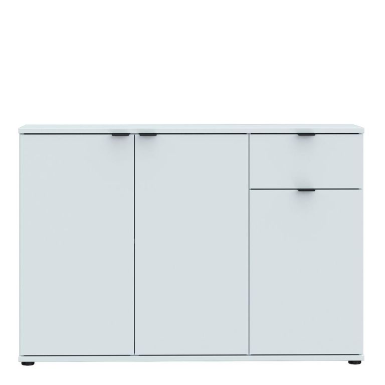 Ganymede Sideboard - 3 Door - 1 Drawer - Small - Light Grey