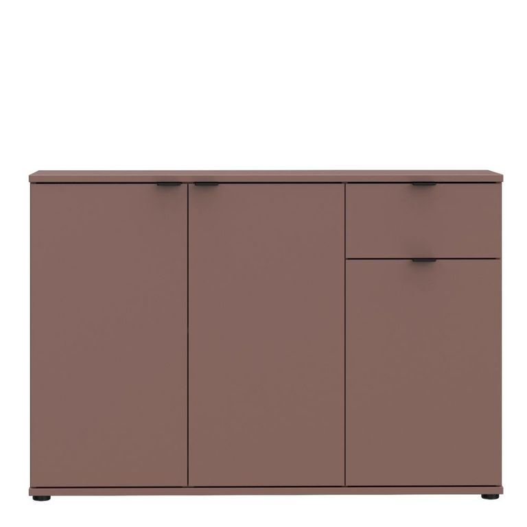 Ganymede Sideboard - 3 Door - 1 Drawer - Small - Terracotta