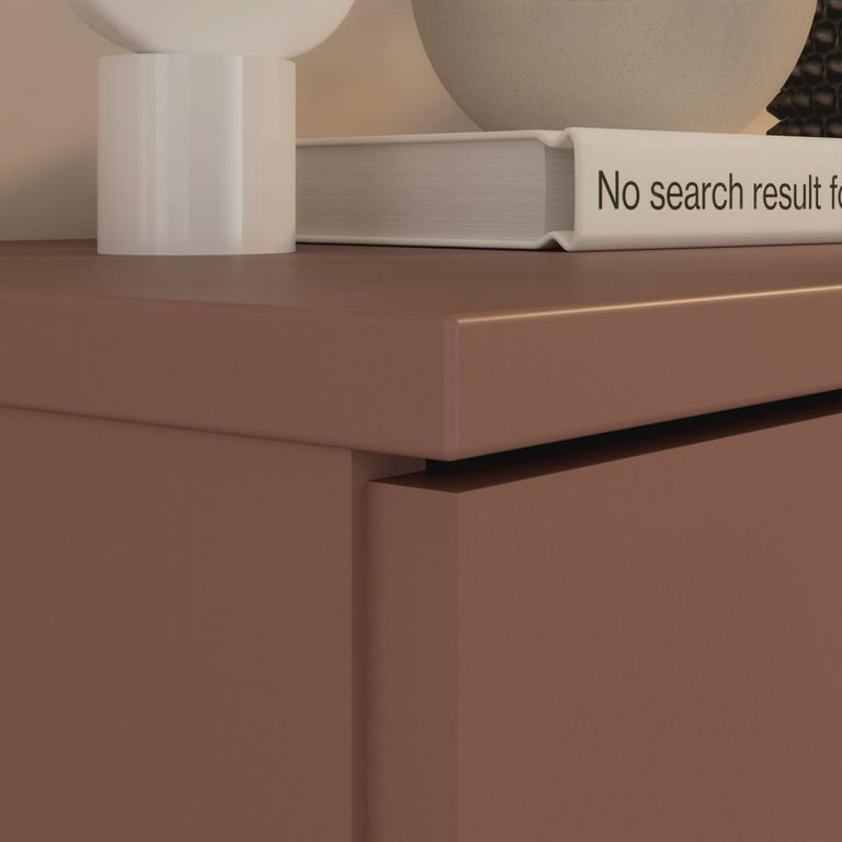 Ganymede Sideboard - 3 Door - 1 Drawer - Small - Terracotta