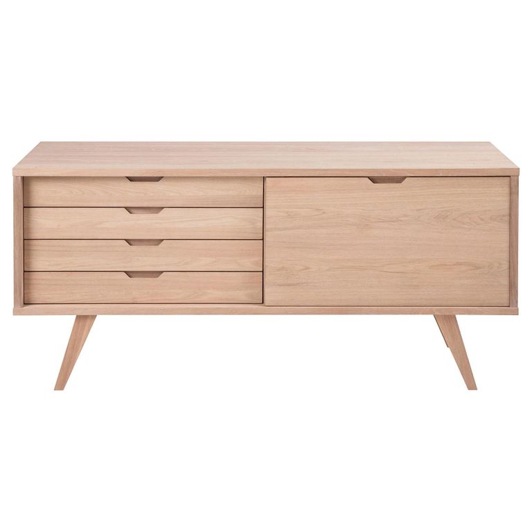 A Line Sideboard - 1 Door - Large - 160cm - White Oak