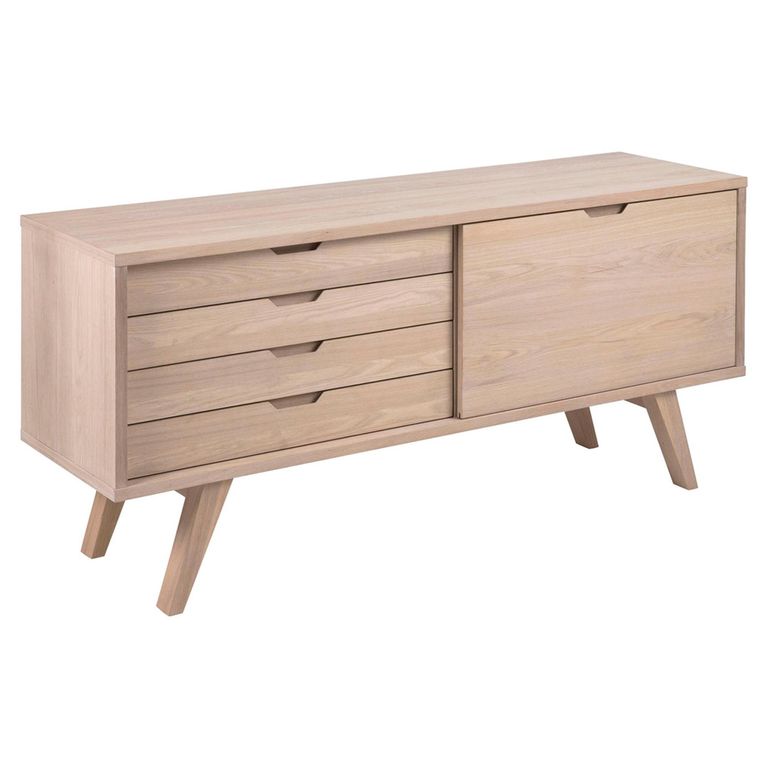 A Line Sideboard - 1 Door - Large - 160cm - White Oak