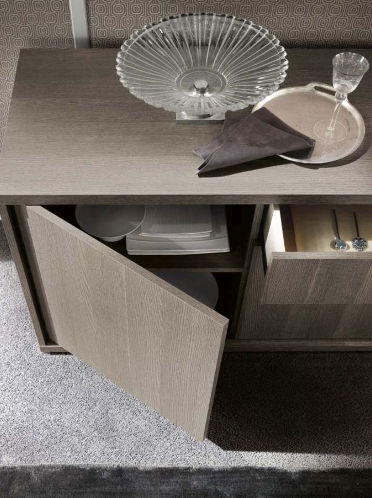 Tivoli Large Sideboard - 3 Door - Grey Wood