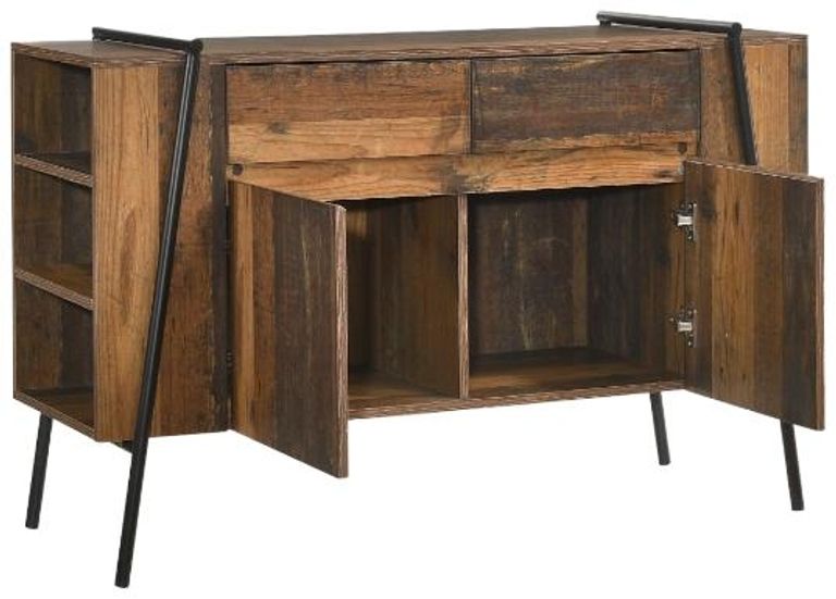 Alpena Rustic Oak 120cm Small 2 Door Sideboard