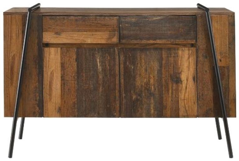Alpena Rustic Oak 120cm Small 2 Door Sideboard