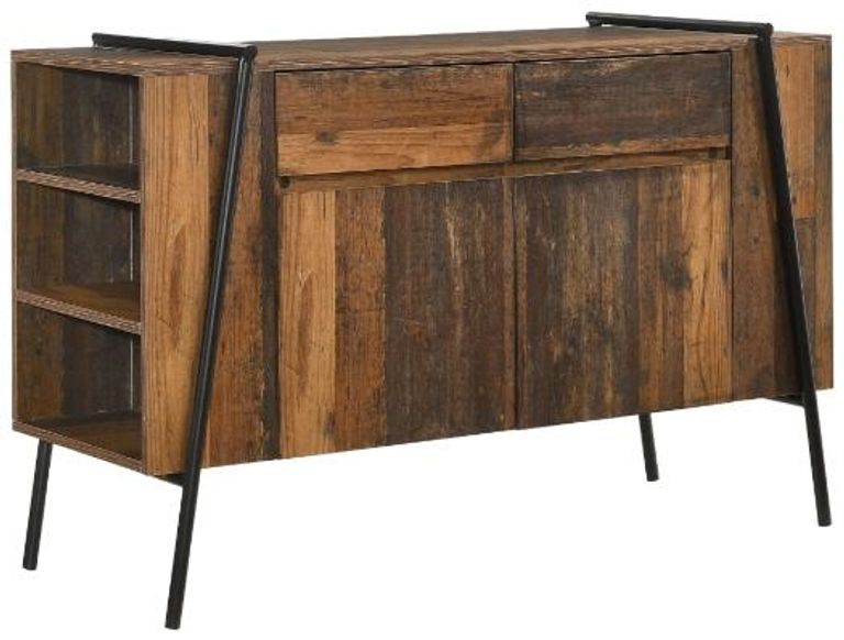 Alpena Rustic Oak 120cm Small 2 Door Sideboard