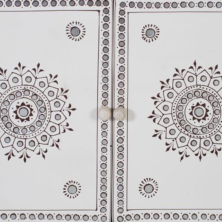 Ancona Highboard - Mango Wood - 2 Door - Medium