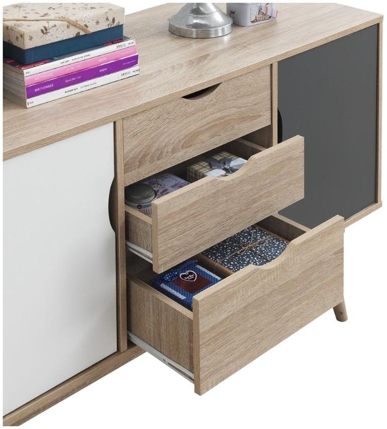 Anson 125cm Medium 2 Door Sideboard - Variant Available