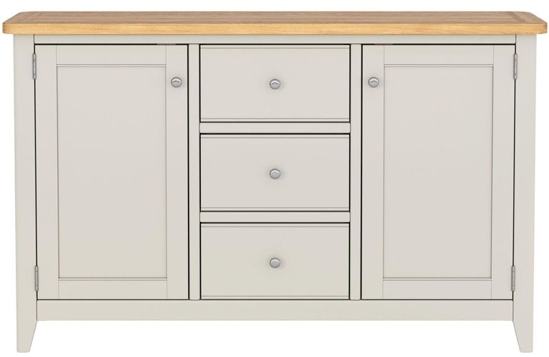 Arden Grey Painted 130cm Medium 2 Door Sideboard