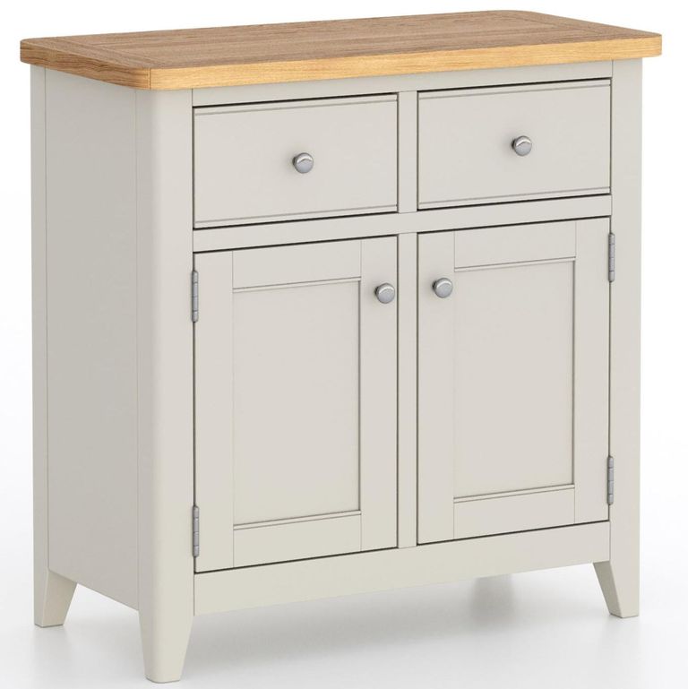 Arden Grey Painted 75cm Small 2 Door Sideboard