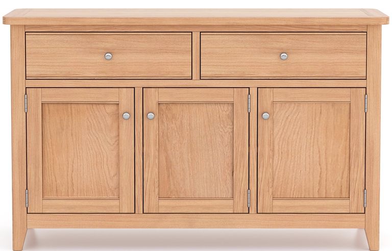 Arden Oak 115cm Small 3 Door Sideboard