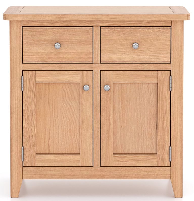 Arden Oak 75cm Small 2 Door Sideboard