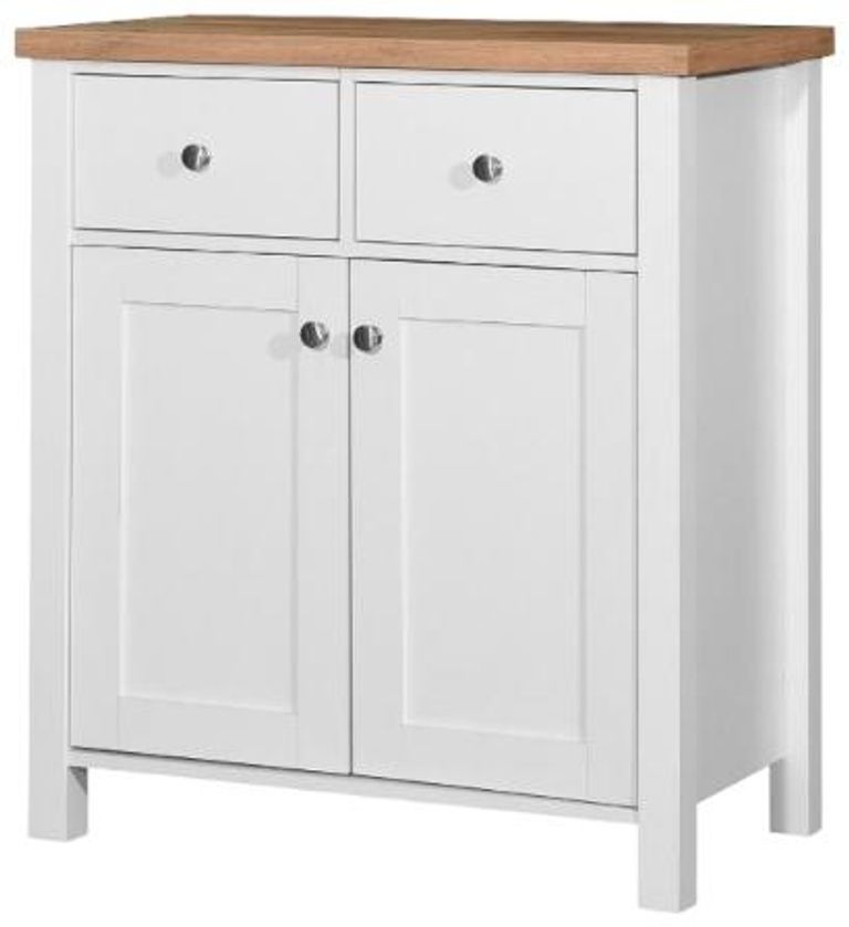 Arthur White 80cm Small 2 Door Compact Sideboard