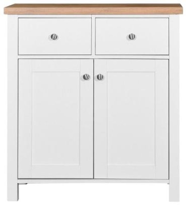 Arthur White 80cm Small 2 Door Compact Sideboard