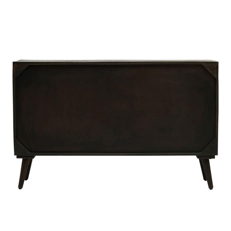 Arti Sideboard - 3 Door - 130cm - Black - Mango Wood - Medium