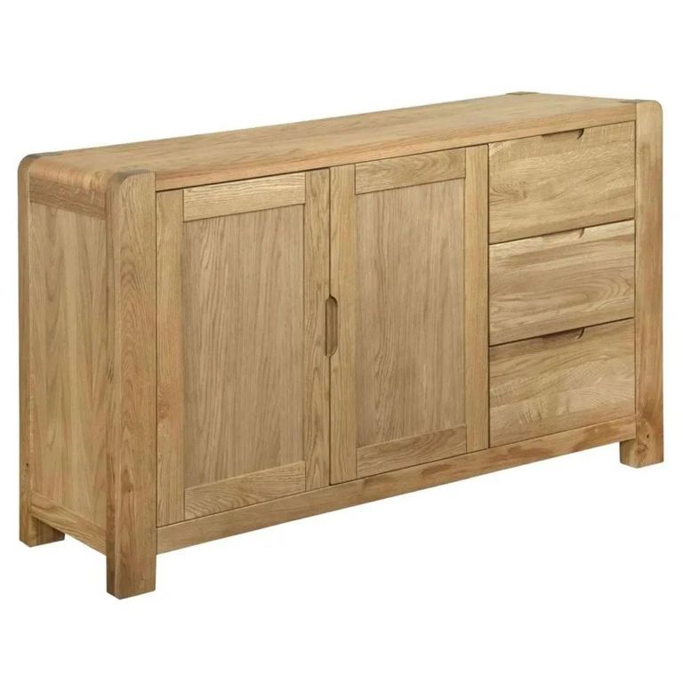Bergen Medium Sideboard - 2 Door - Oak - 140cm