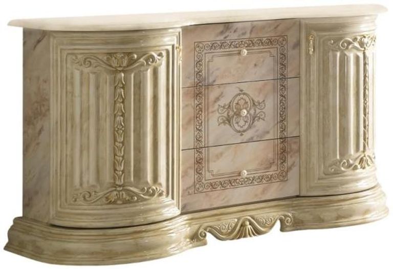 Betty Onyx Italian Medium Buffet Sideboard - 2 Doors