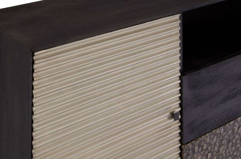 Boho Sideboard - 160cm - Large - Black Mango Wood