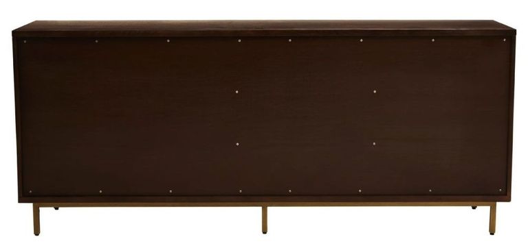 Brando Sideboard - Herringbone - 2 Door - Extra Large - 180cm - Dark Brown