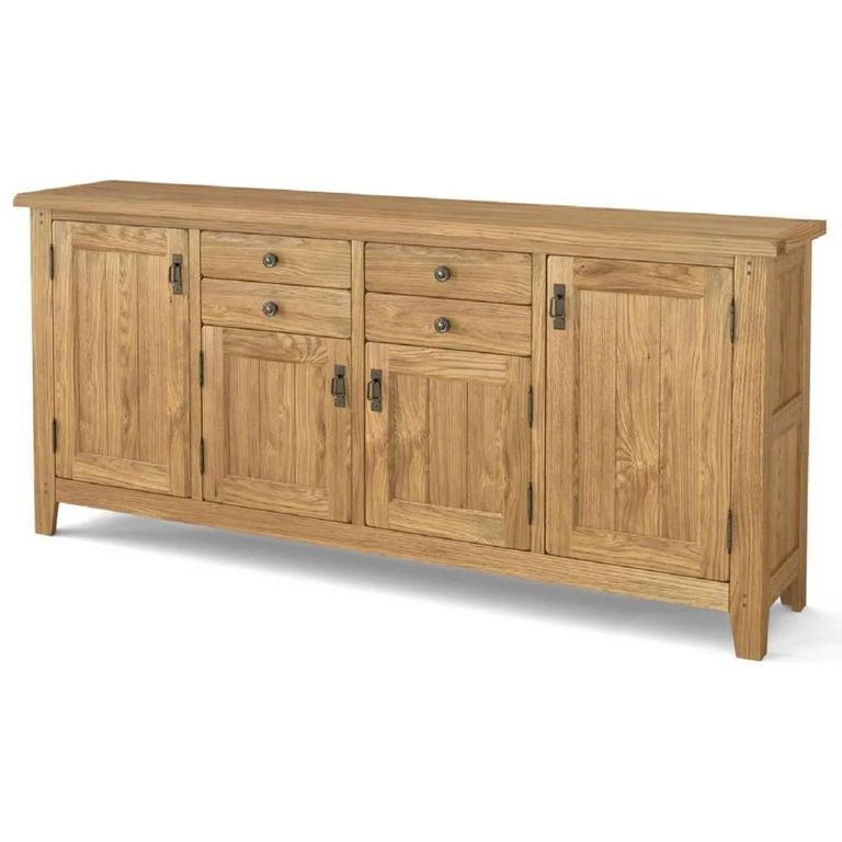 Burford Large Sideboard - 4 Door - Oak