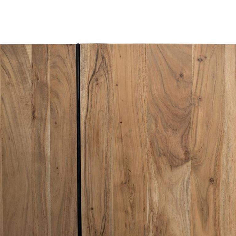 Cacavia Sideboard - Natural Acacia Wood - 4 Door - Extra Large - 200cm