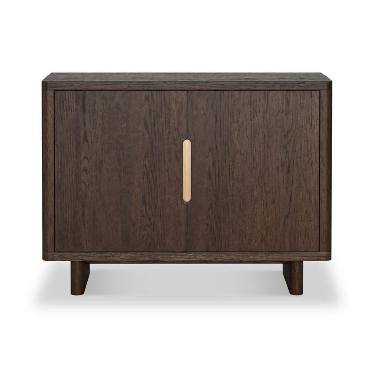 California Sideboard - 2 Door Small - 105cm - Dark Oak