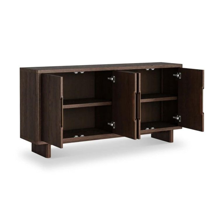 California Sideboard - 4 Door Large - 160cm - Dark Oak