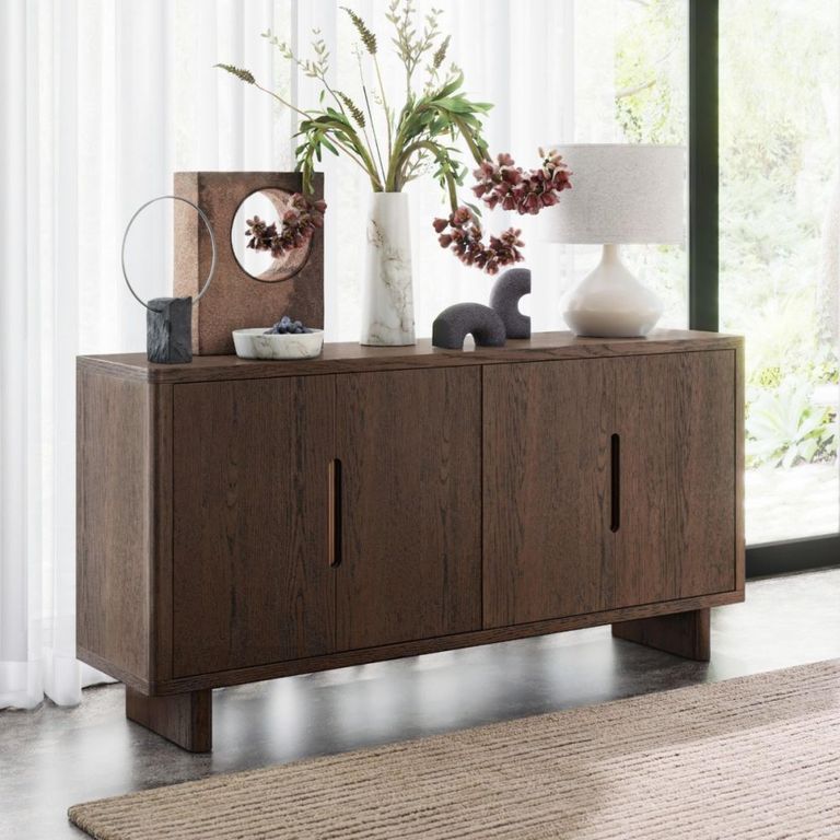 California Sideboard - 4 Door Large - 160cm - Dark Oak