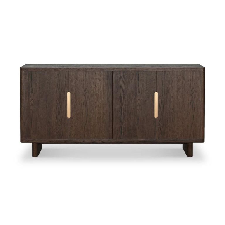 California Sideboard - 4 Door Large - 160cm - Dark Oak