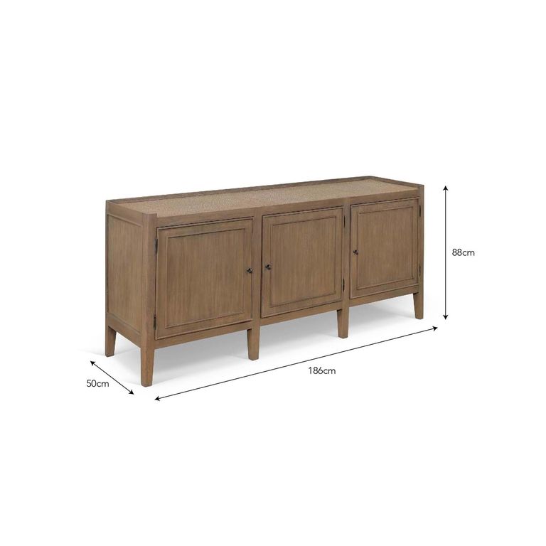 Chesterton Sideboard Natural Rattan