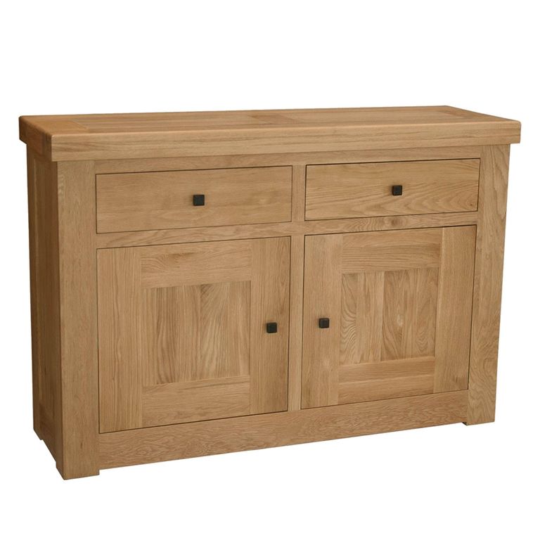Bordeaux Sideboard - 2 Door - Medium - 140cm - Oak