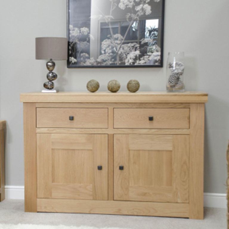 Bordeaux Sideboard - 2 Door - Medium - 140cm - Oak