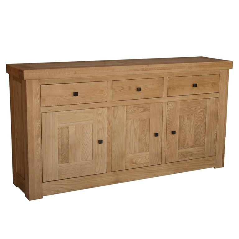 Bordeaux Sideboard - 3 Door - Extra Large - 182cm - Oak
