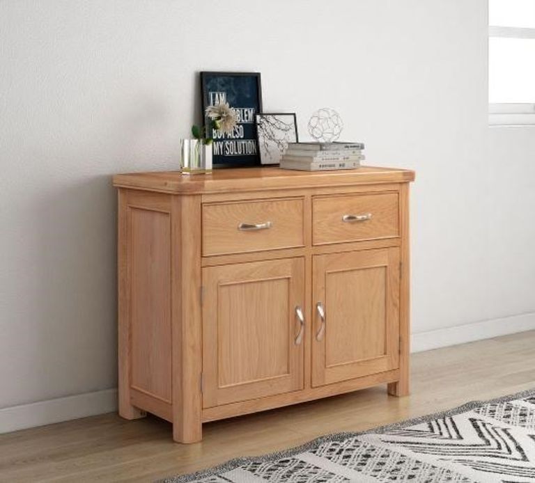 Clarion Sideboard - 2 Door - Small - 106cm - Oak