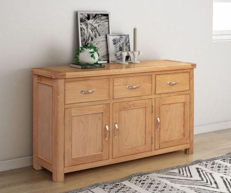 Clarion Sideboard - 3 Door - Medium - 150cm - Oak