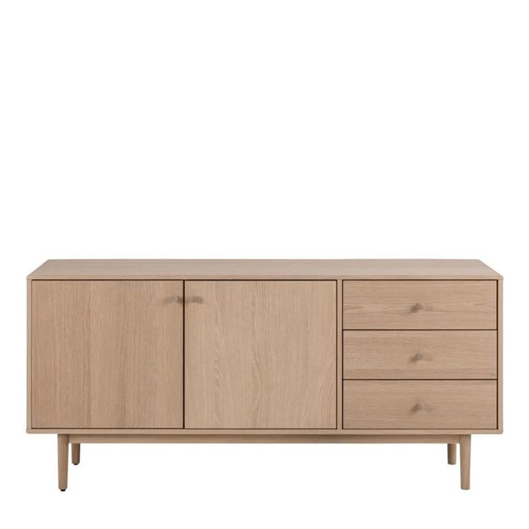 Clearance - Aston Oak 2 Door 160cm Large Sideboard - A331